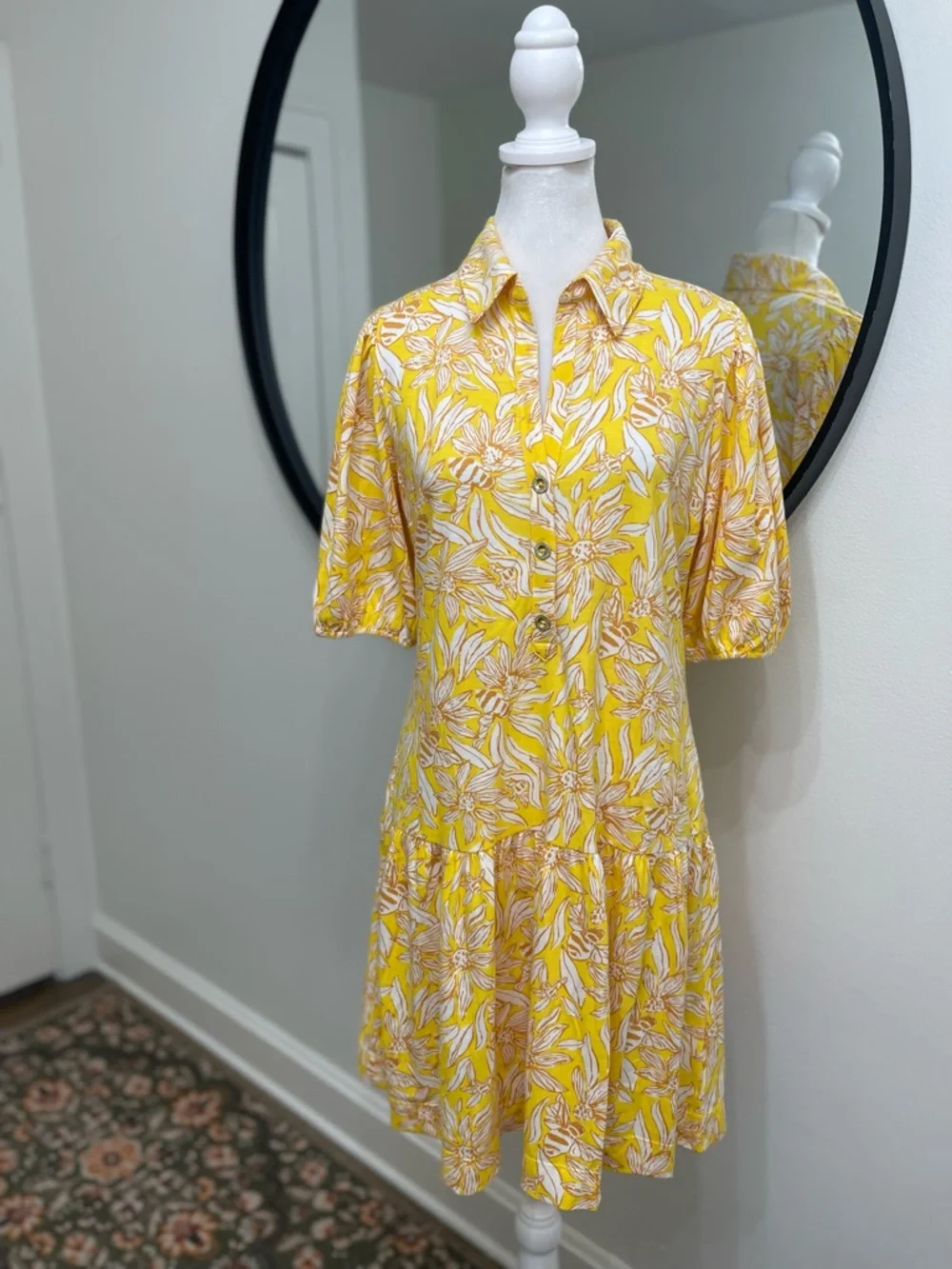 Lilly Pulitzer NWOT BINGLEY DRESS HIDEAWAY HONEYCOMB size Small - Picture 3 of 8